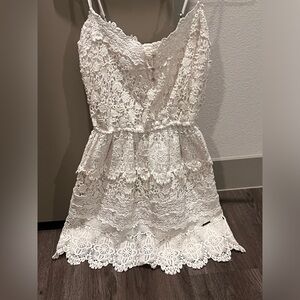 Abercrombie & Fitch thigh length dress crochet.